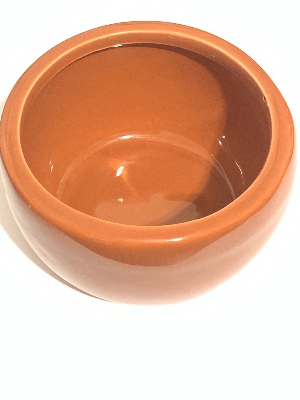 Small Glossy Terracotta Bowl